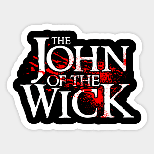 wick ring bw Sticker